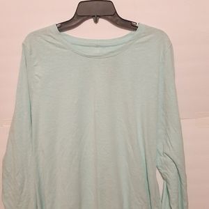 Light teal long sleeve Tshirt